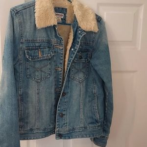 VINTAGE Lined Jean Jacket
